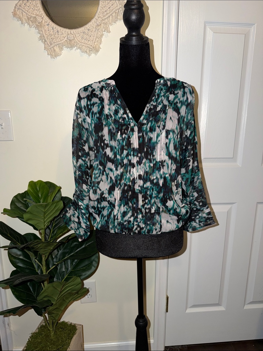 NY&Company sheer blouse
